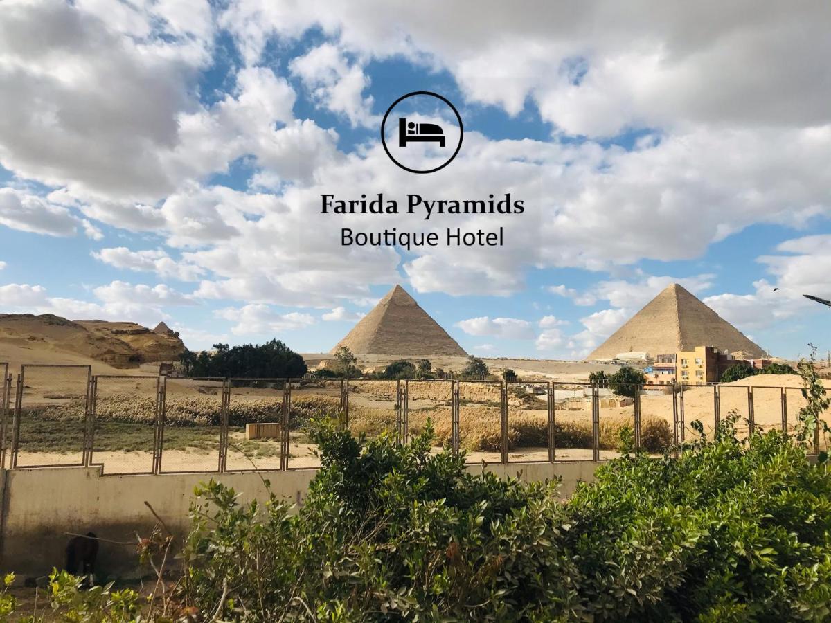 Farida Pyramids Boutique Hotel Kafret el-Gabal Kültér fotó